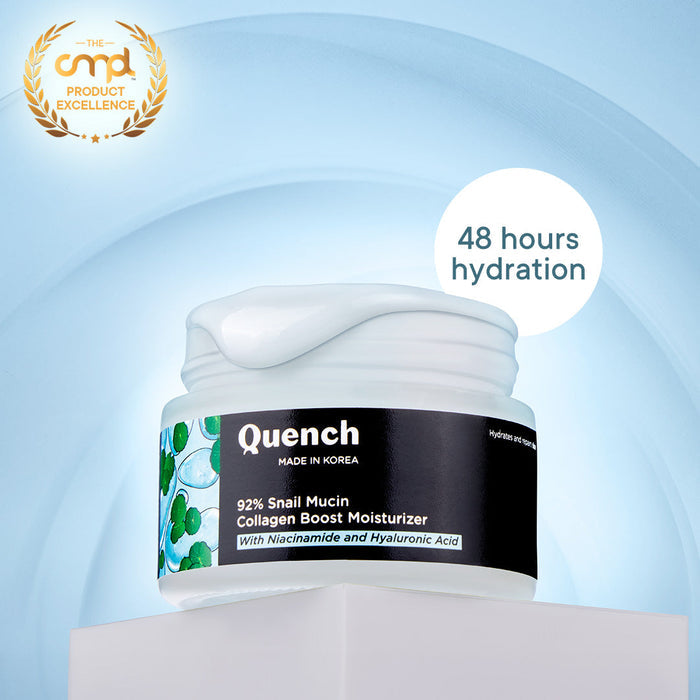 92% Snail Mucin Collagen Boost Moisturizer with Niacinamide & Hyaluronic Acid - 10 ml (Mini)