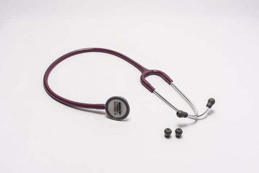 ABN Classic Dual-Head Stethoscope Ss-021-Burgundy