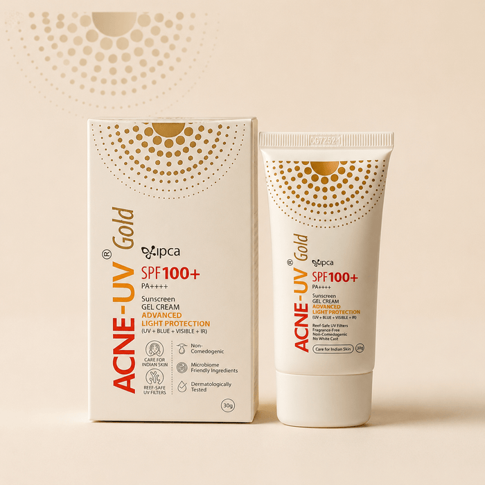 Acne-UV Gold SPF 100+ PA+ Sunscreen 30g - Cosmosentials