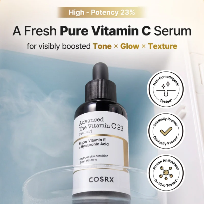 COSRX Advanced The Vitamin C 23 Serum Nudie Glow Australia