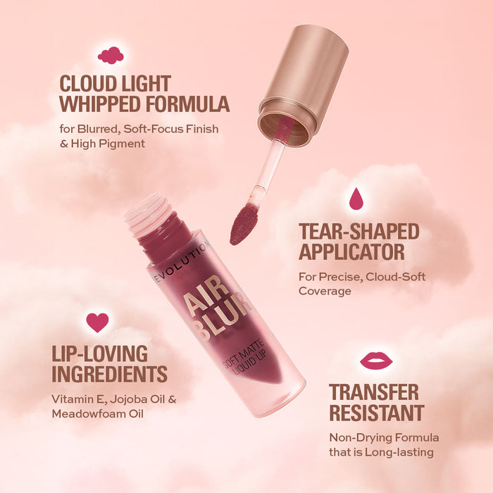 Air Blur Matte Liquid Lipstick - Pack of 3