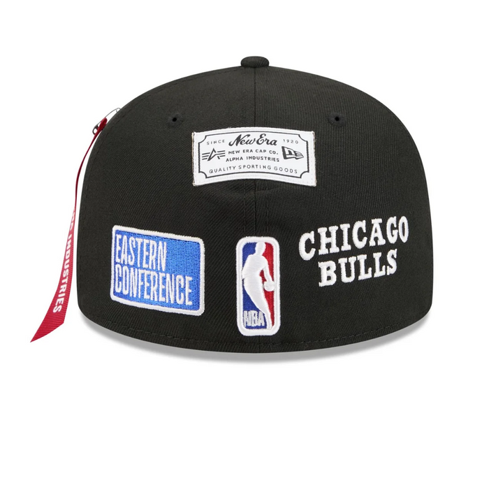 Alpha Industries Bulls Black 59FIFTY Fitted-1