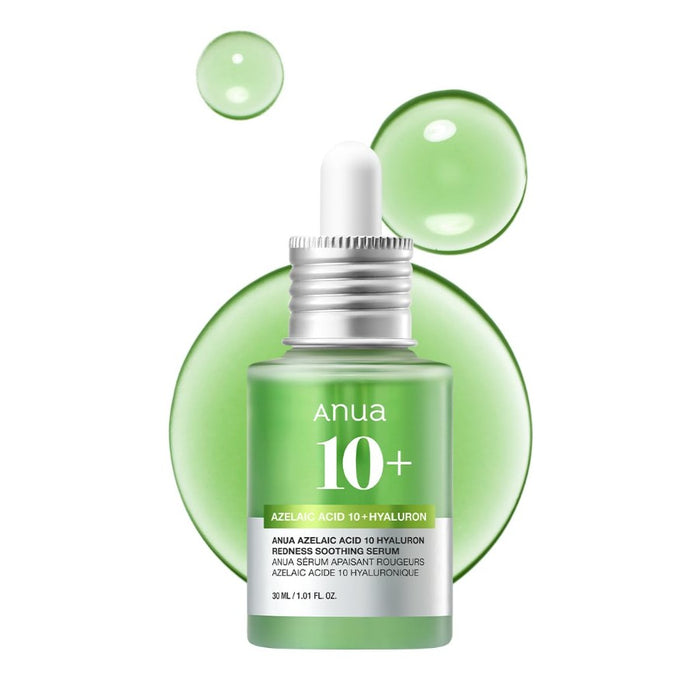 Anua Azelaic Acid 10+ Hyaluron Redness Soothing Serum 30ml, 1.01 fl. oz.