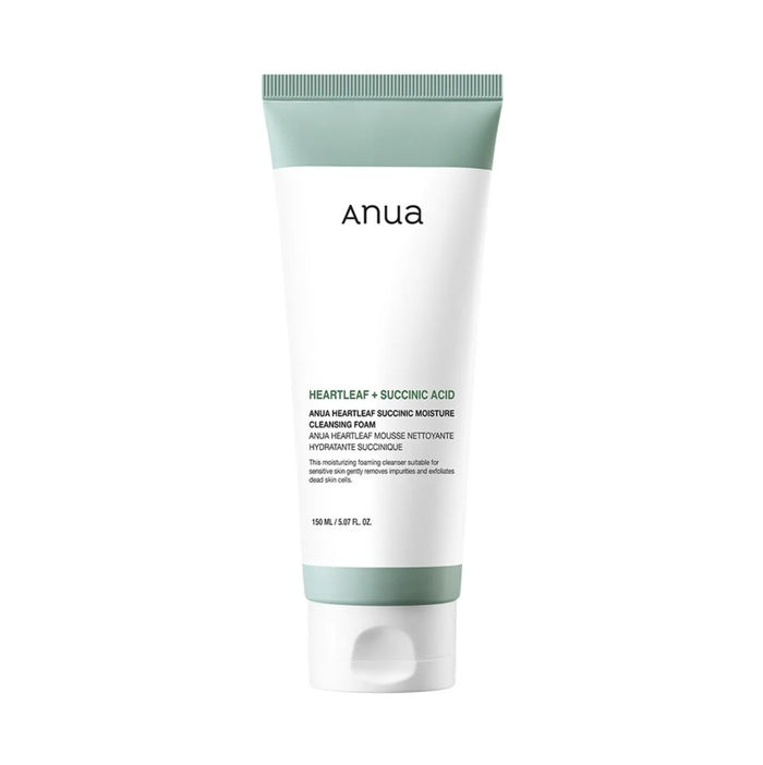 Anua Heartleaf Succinic Moisture Cleansing Foam 150ml / 5.07 fl. oz.
