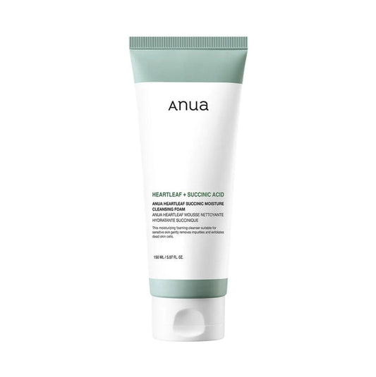 Anua Heartleaf Succinic Moisture Cleansing Foam 150ml / 5.07 fl. oz.