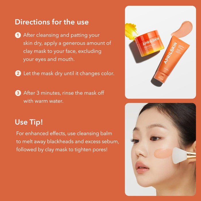 Aprilskin Carrotene Pore Clay Mask 100ml /3.52 fl. oz.
