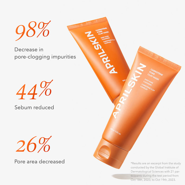Aprilskin Carrotene Pore Clay Mask 100ml /3.52 fl. oz.