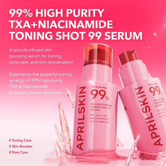 Aprilskin TXA Niacinamide Toning Shot 99 Serum 1.01 fl.oz (30ml)