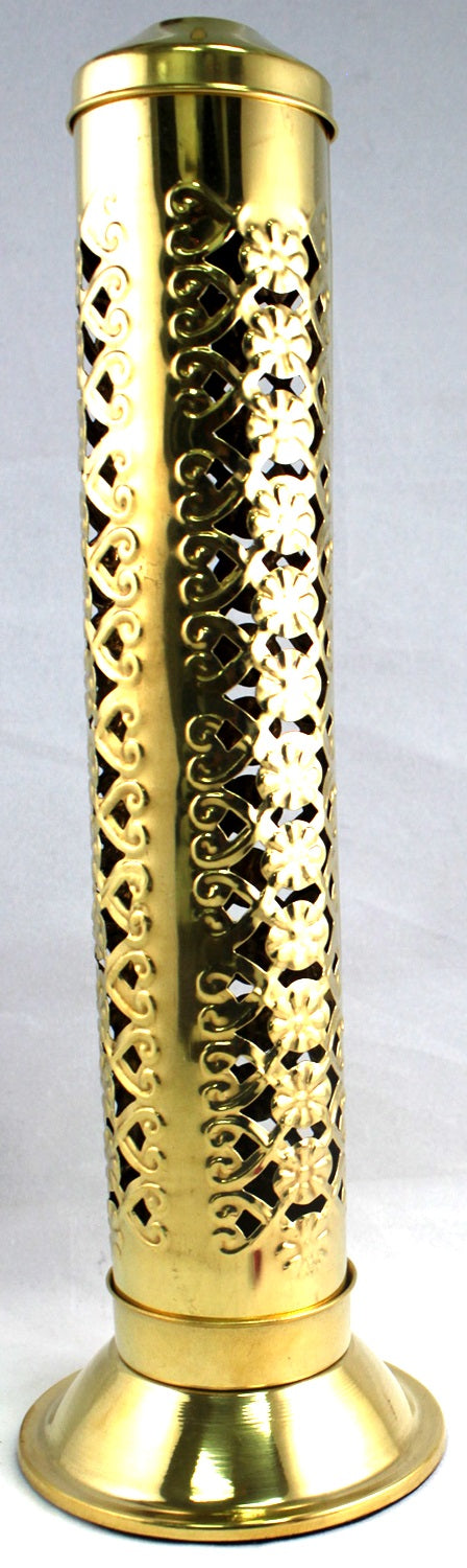 Ash Catcher - Brass Filigree Round 12" Tower