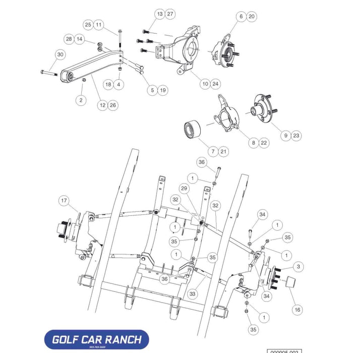 ASM LAT-LINK REAR CHROME - 103534402 XRT - SUSPENSION