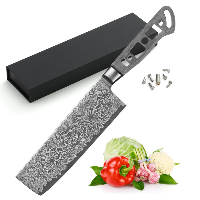 AUS-10 DAMASCUS 7-IN NAKIRI BLANK