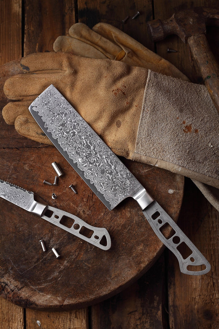 AUS-10 DAMASCUS 7-IN NAKIRI BLANK