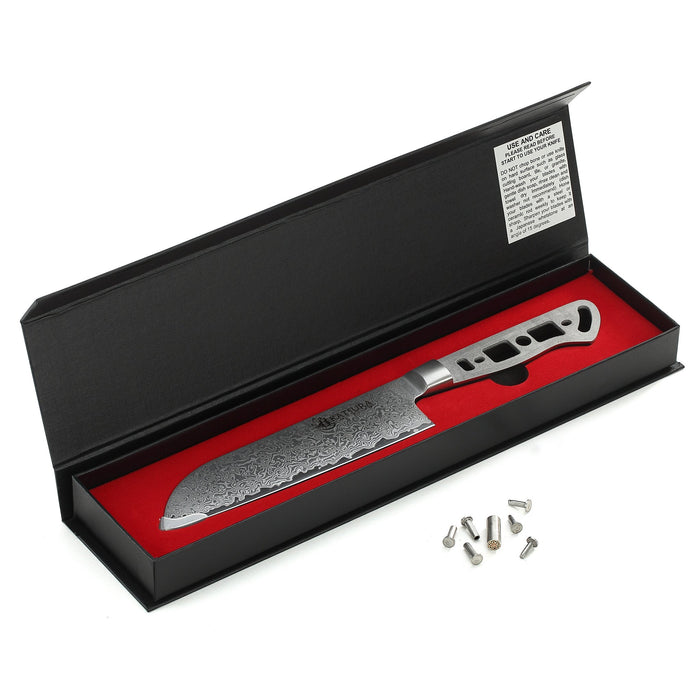 AUS-10 DAMASCUS 7-IN SANTOKU BLANK