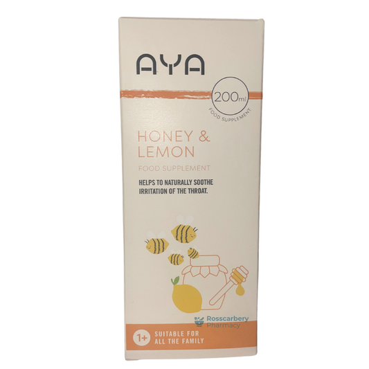 AYA Honey & Lemon Food Supplement 200ml