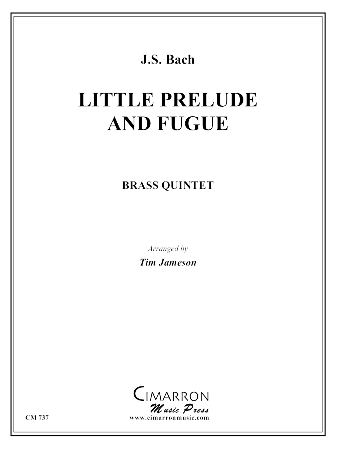 Bach, J S - Little Prelude and Fugue in G - Brass Quintet - Brass Music Online
