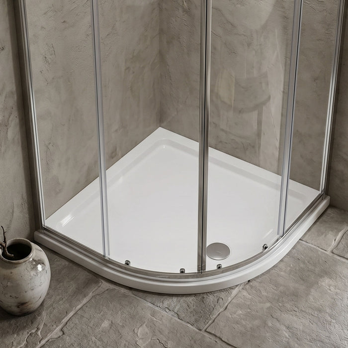 [BETR105] Balterley Shower Tray Quadrant, 40mm Profile Design - Choice of Size and Colour - Silo