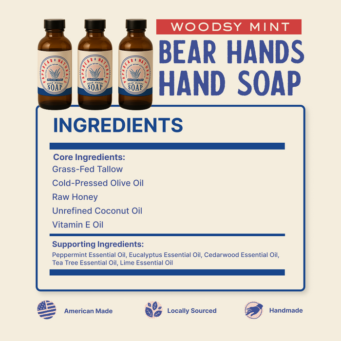 Bear Hands Soap - 4 oz (3 Pack)