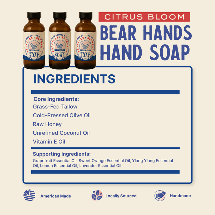 Bear Hands Soap - 4 oz (3 Pack)