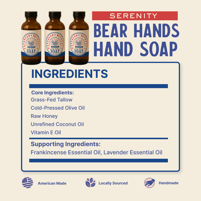 Bear Hands Soap - 4 oz (3 Pack)