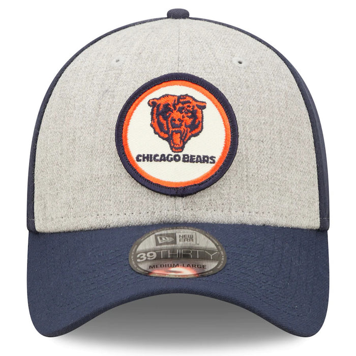 Bears New Era Heathered 2022 Sideline 39THIRTY Historic Flex Ha-2
