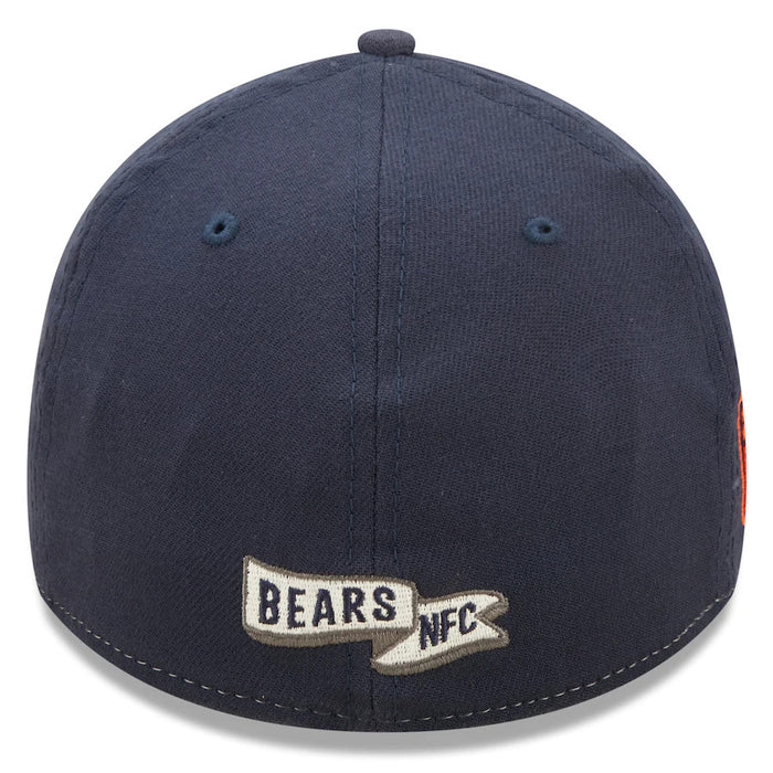 Bears New Era Heathered 2022 Sideline 39THIRTY Historic Flex Ha-3