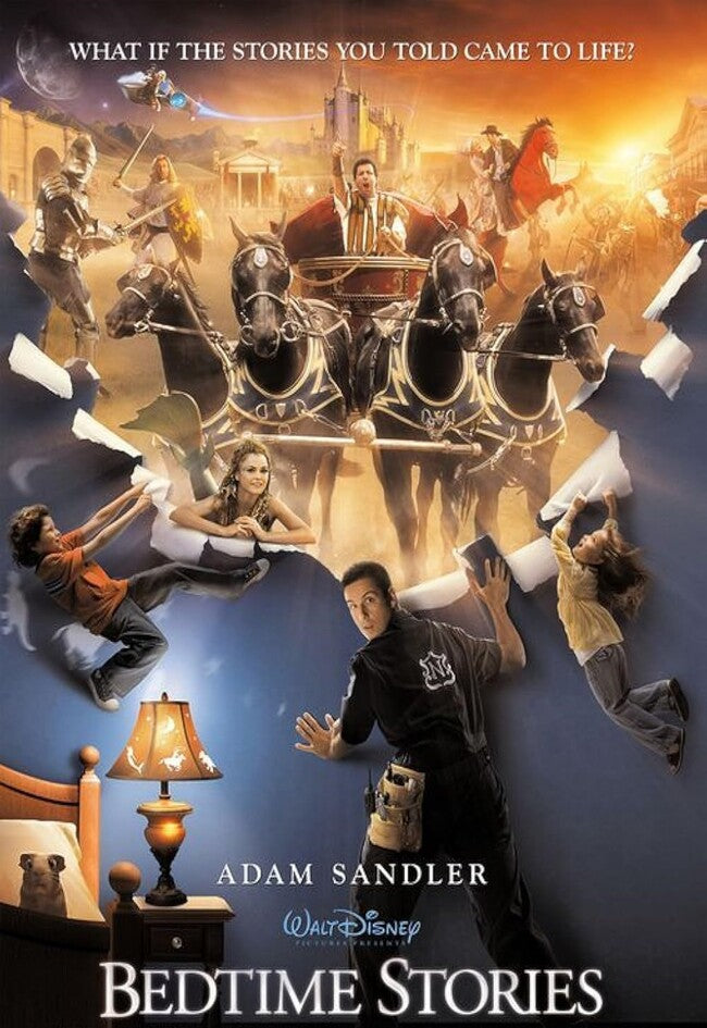 Bedtime Stories HD Digital Code (2008) (Redeems in Movies Anywhere; HDX Vudu Fandango at Home & HD iTunes Apple TV Transfer From Movies Anywhere)