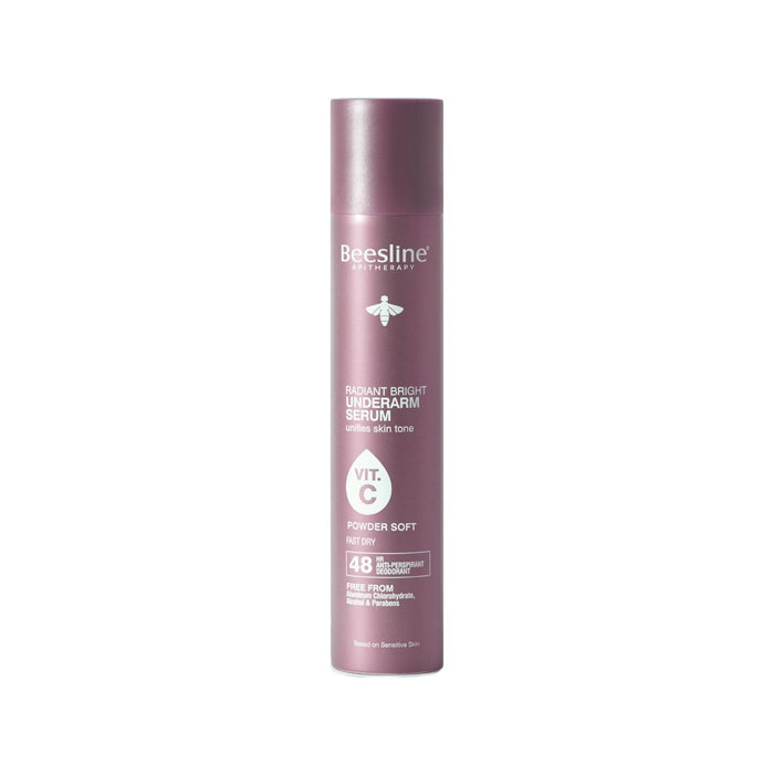 Beesline Radiant Bright Underarm Serum Powder Soft, 150ml - Makkah Pharmacy