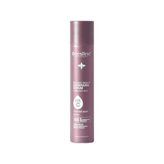 Beesline Radiant Bright Underarm Serum Powder Soft, 150ml - Makkah Pharmacy