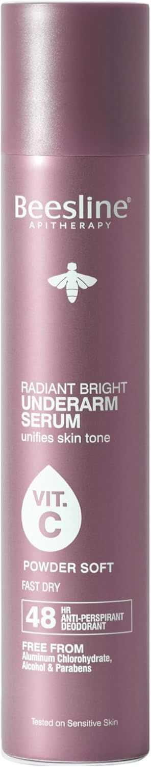Beesline Radiant Bright Underarm Serum Powder Soft, 150ml - Makkah Pharmacy