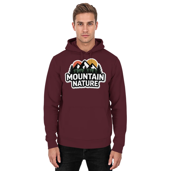 Mountain nature - Basic Unisex Hoodie - Arvenzo