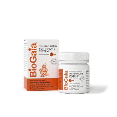 Biogaia Protectis Orange Vitamin D3 20 mcg 30 Chewable Tablets