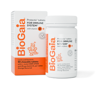 Biogaia Protectis Orange Vitamin D3 20 mcg 90 Chewable Tablets