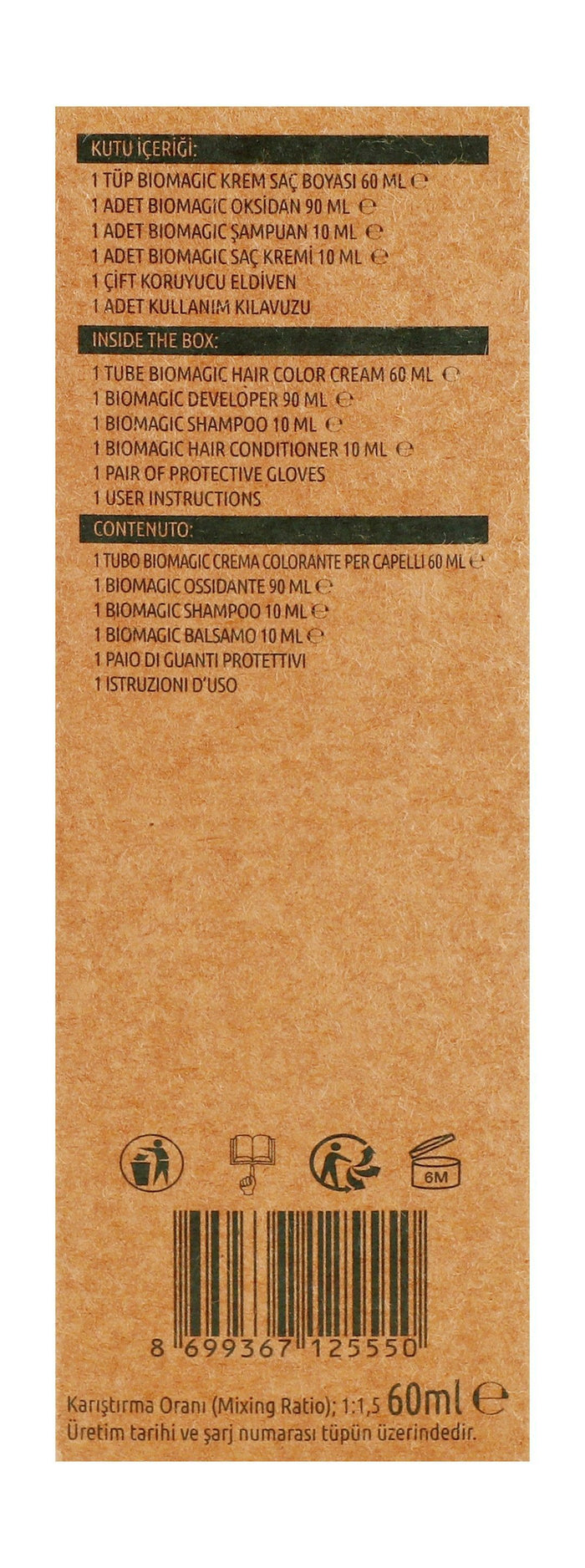 Biomagic Hair Color Cream Kit Color: 7/00 Blonde - Makkah Pharmacy