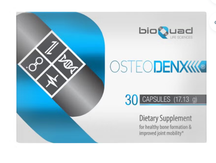 BioQuad Osteodenx Dietary Supplement Capsules For Bone & Joint Support, Pack of 30’s bioquad