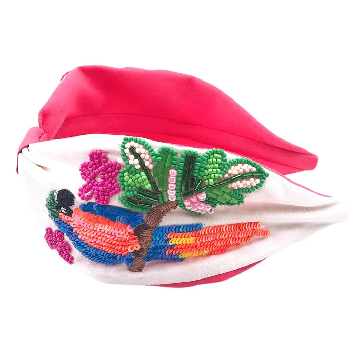 BIRD BEADED HEADBAND