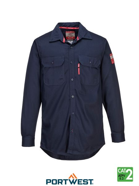 Bizflame™ 88/12 FR 7oz Shirt - Grey