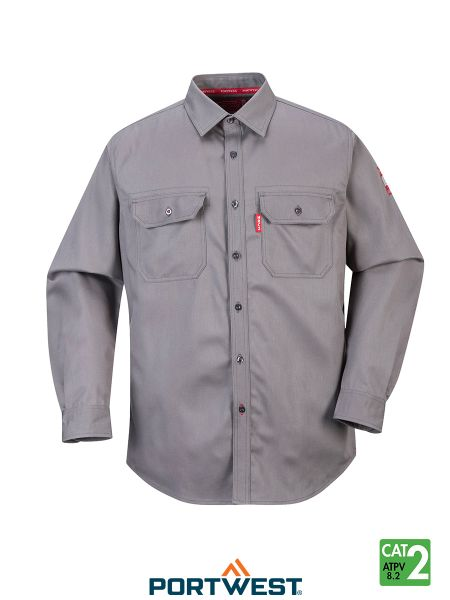 Bizflame™ 88/12 FR 7oz Shirt - Grey