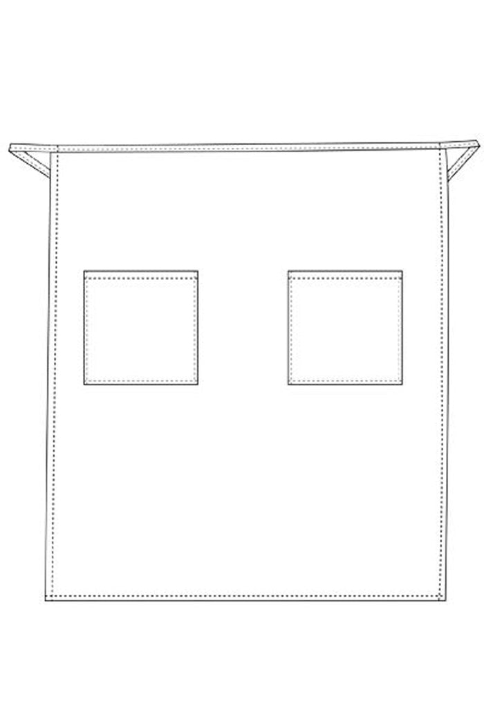 DayStar Black Deluxe Full Bistro Apron (2 Pockets)