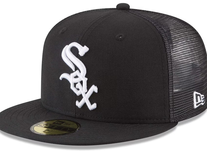 Black White Sox On-Field Mesh 59FIFTY