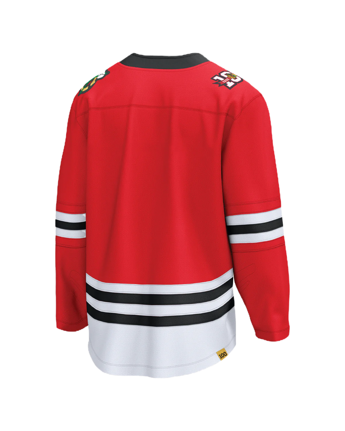 Blackhawks Centennial Breakaway Blank Jersey-1