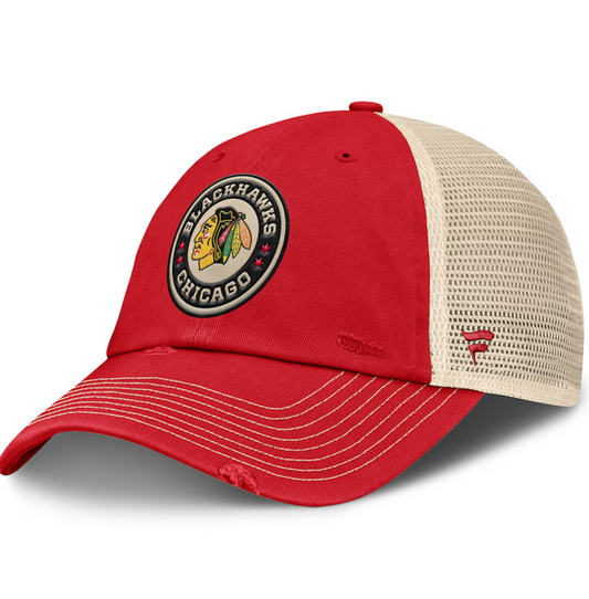Blackhawks Fanatics 2025 NHL Winter Classic Trucker Adjustable Hat