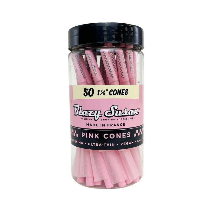 BLAZY SUSAN 1 ¼ PRE ROLLED CONES JAR | 50 CT
