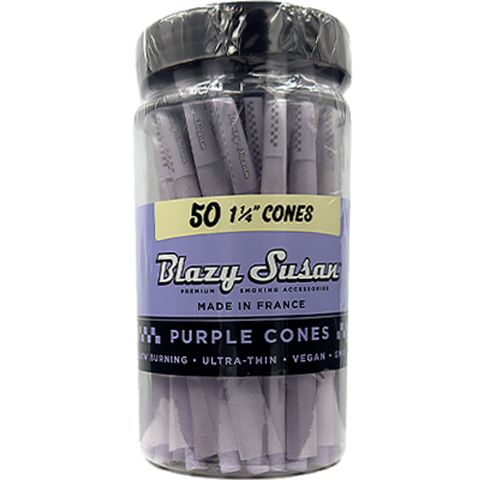BLAZY SUSAN 1 ¼ PRE ROLLED CONES JAR | 50 CT