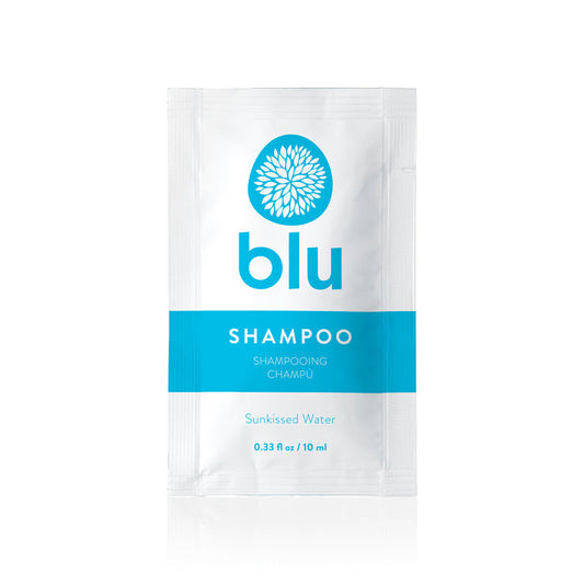 blu Liquid Sachet Shampoo 0.33 fl oz/10 ml