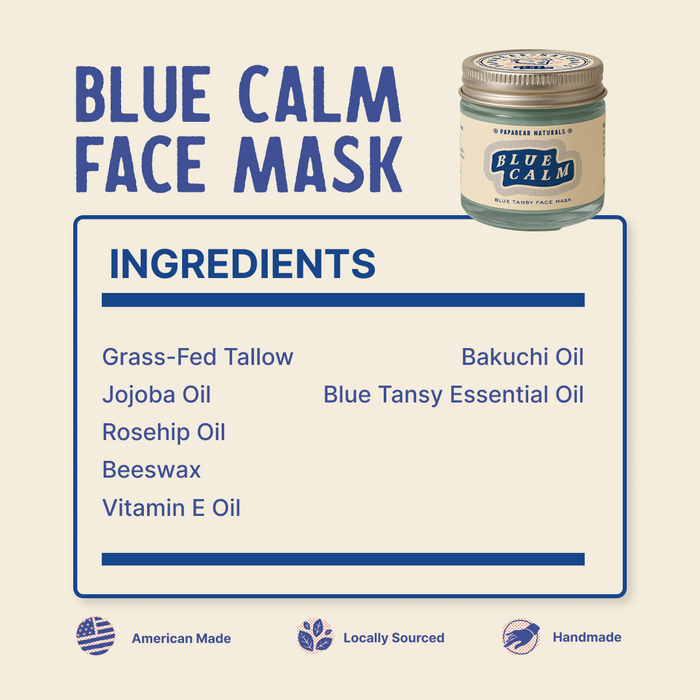 Blue Calm Face Mask - 2 oz