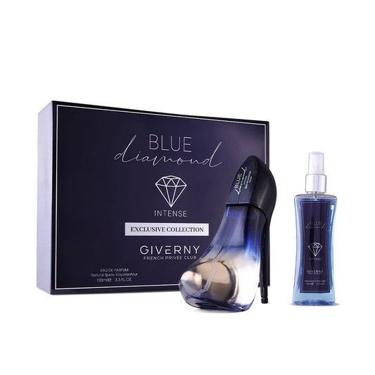 Blue Diamond Gift Set – 2 Pcs | Eau De Parfum 100ml & Body Mist - 100 ml
