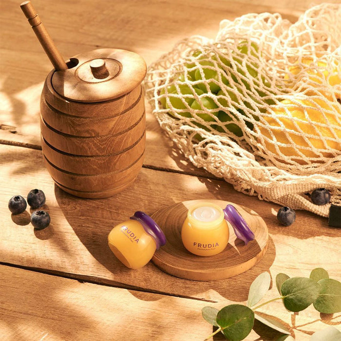 Frudia Blueberry Hydrating Honey Lip Balm Nudie Glow Australia
