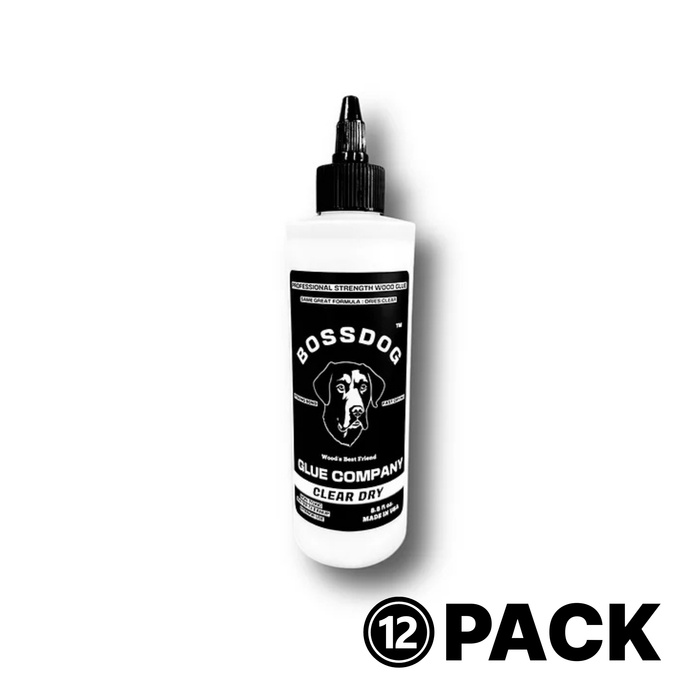 Bossdog 16 oz. PRO Strength Wood Glue (CLEAR DRY)