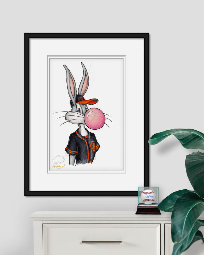Bubblegum Bugs x MLB Giants Limited Edition Art Print