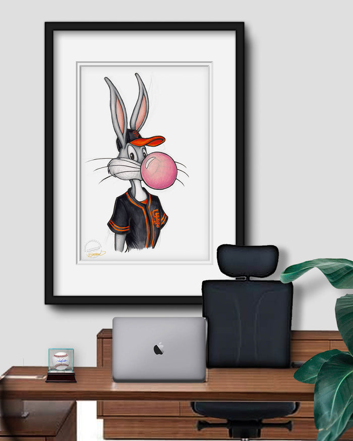 Bubblegum Bugs x MLB Giants Limited Edition Art Print